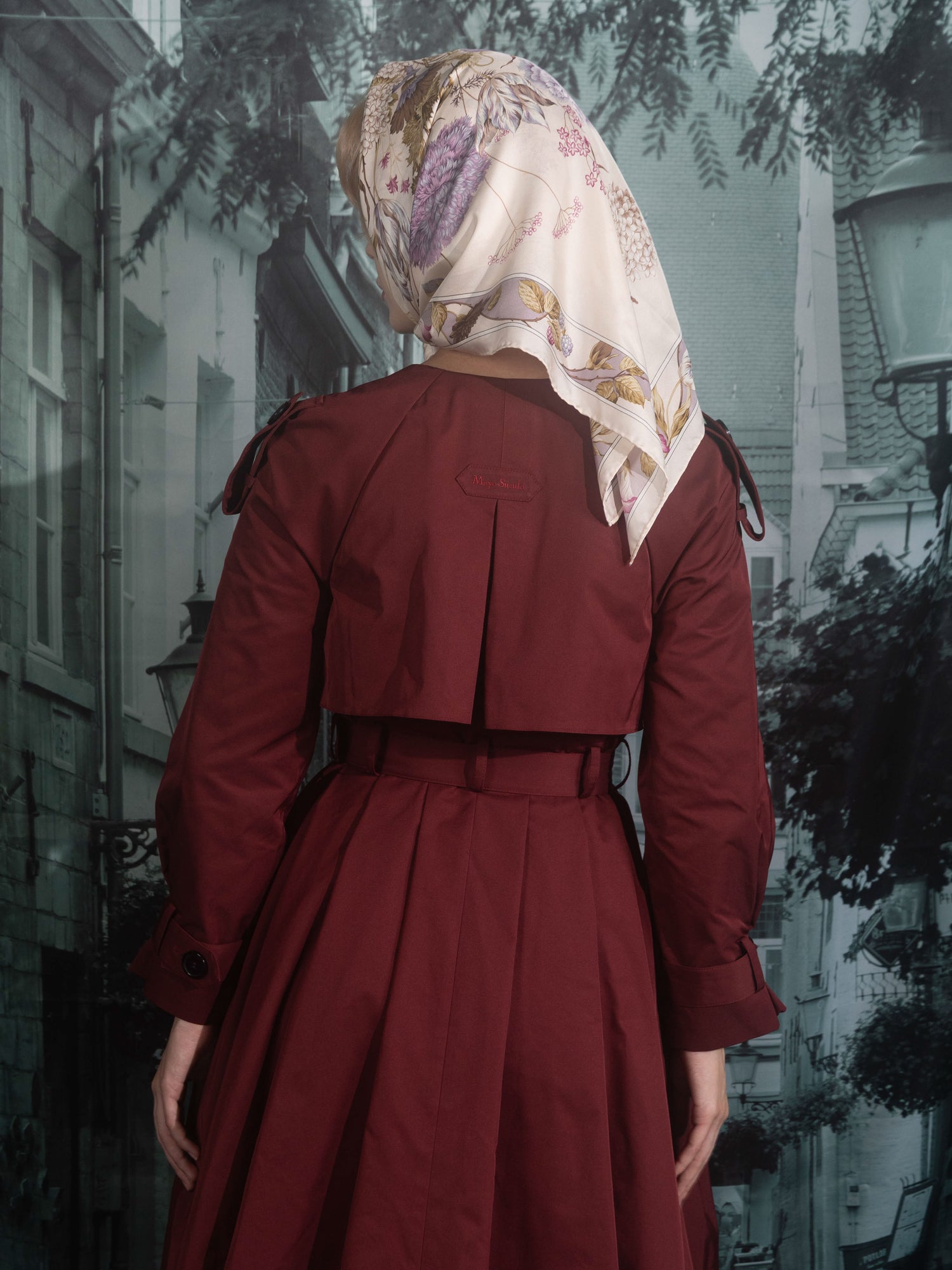 Dressy trench coat