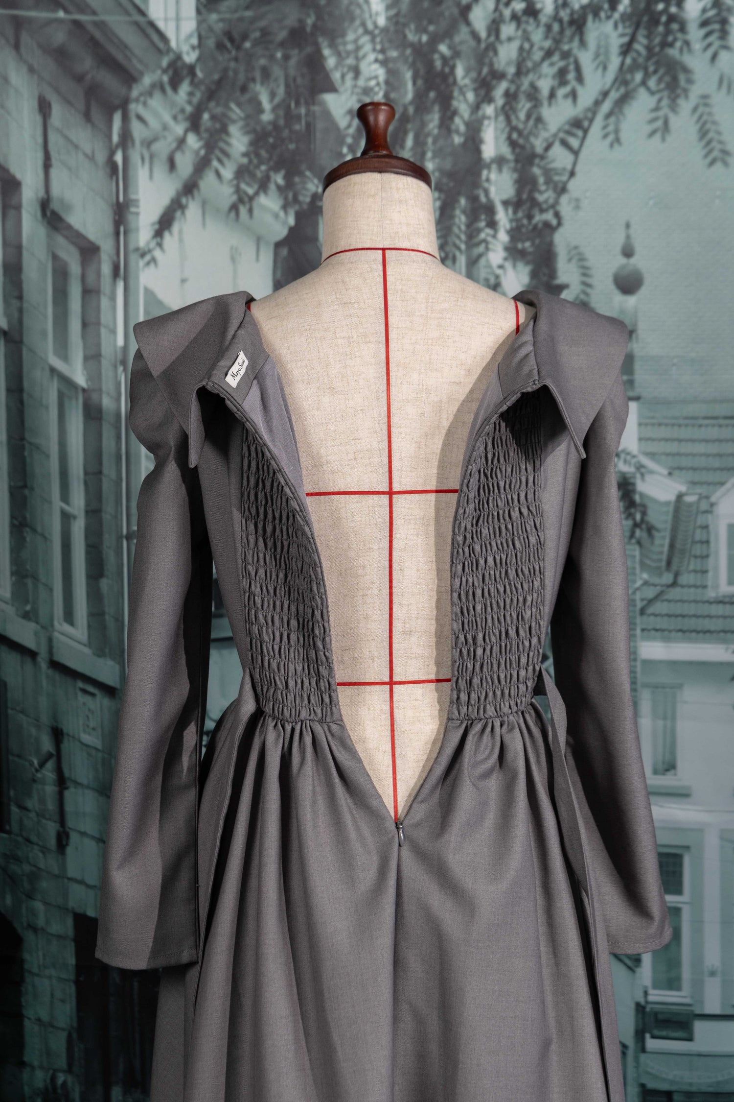 Classical rose dress