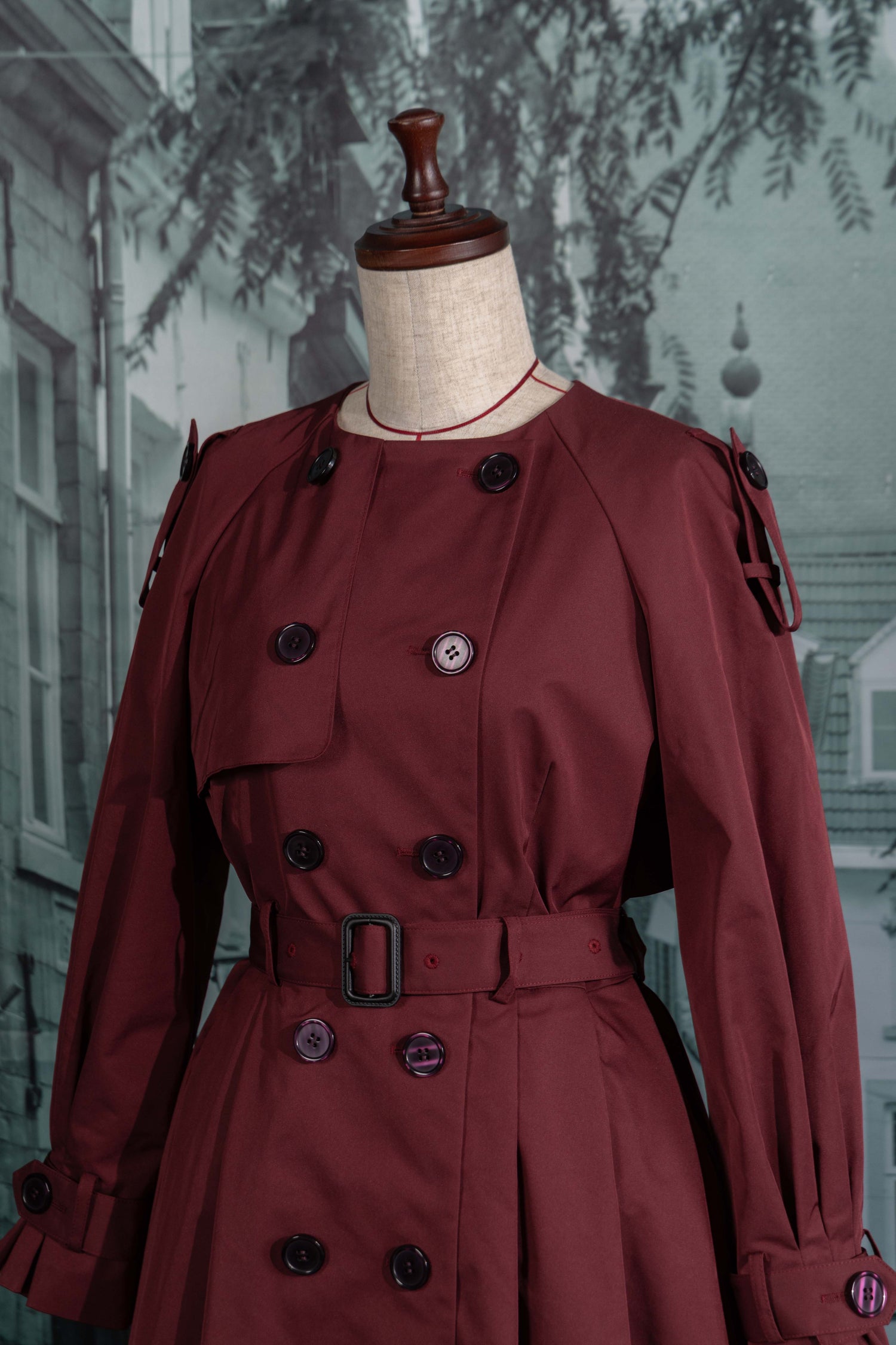 Dressy trench coat