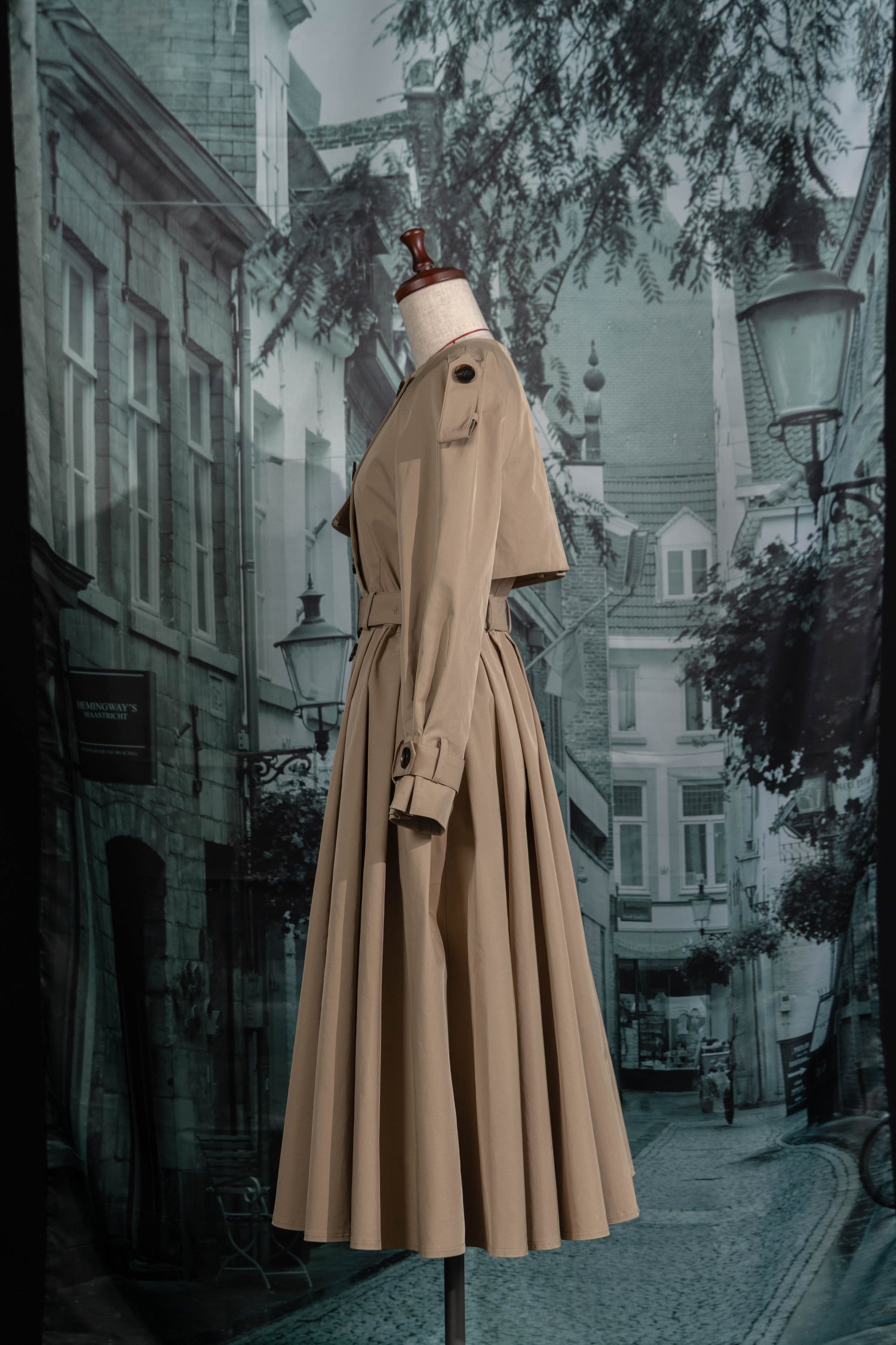 Dressy trench coat