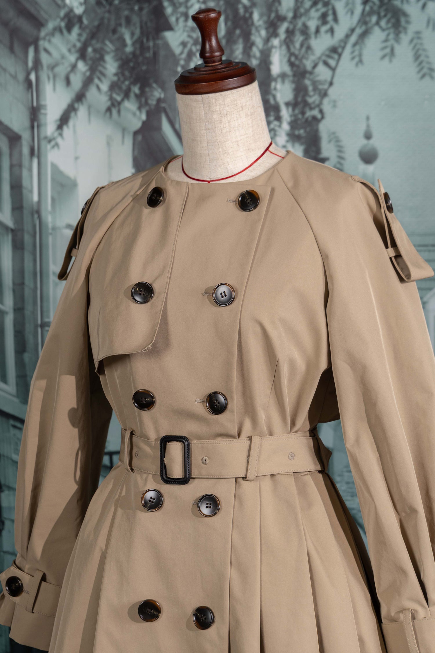 Dressy trench coat