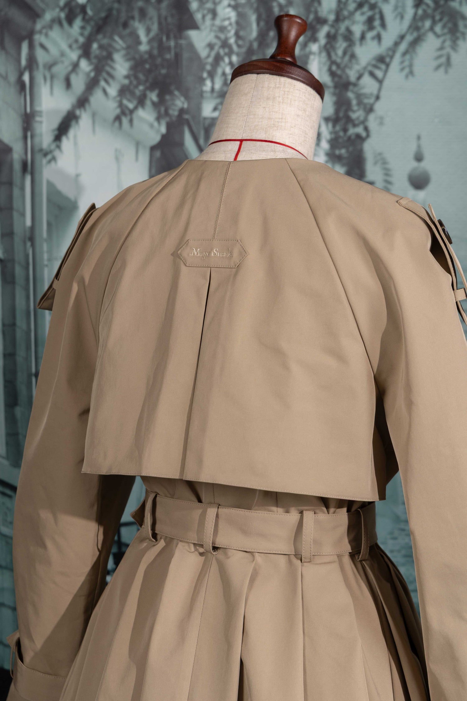 Dressy trench coat