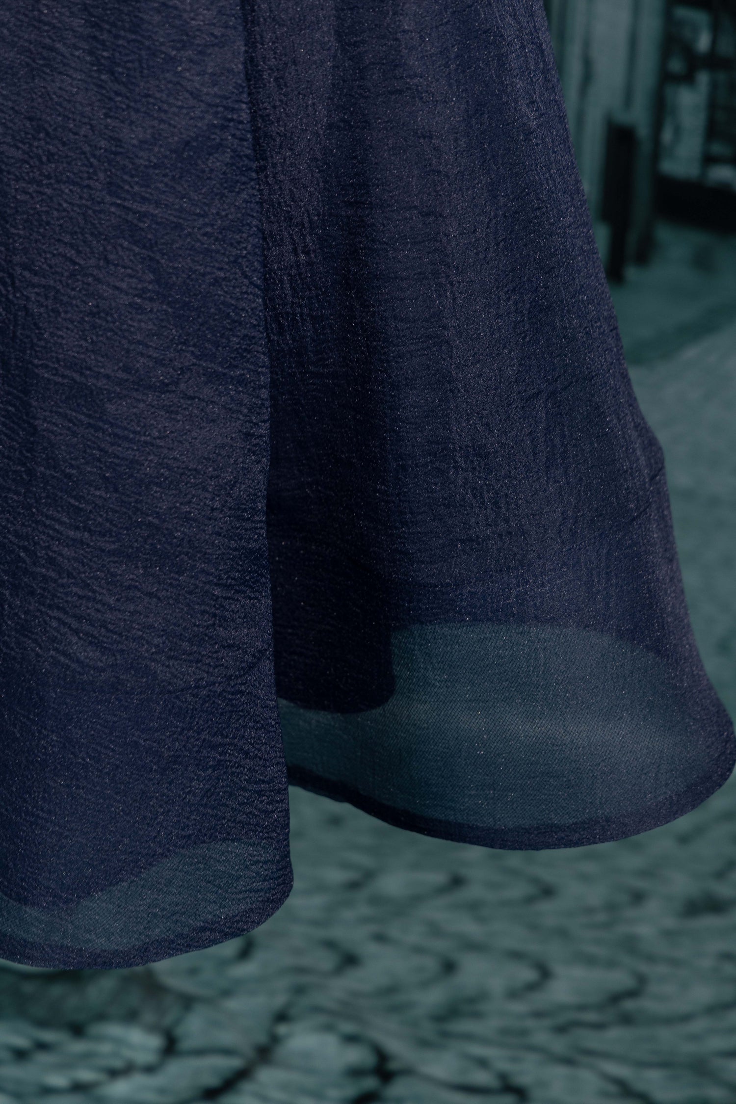 A line sheer skirt