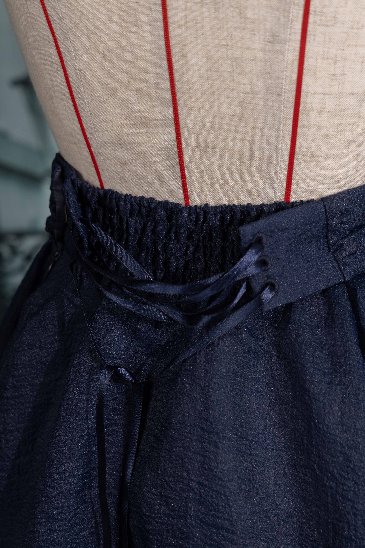 A line sheer skirt