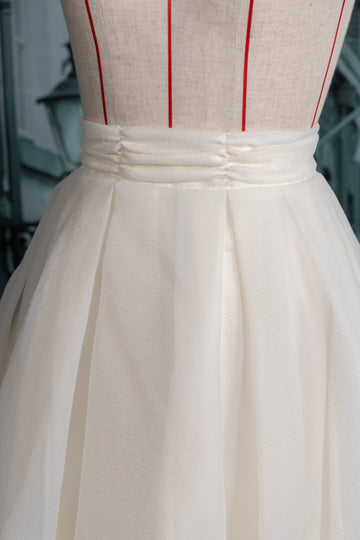 A line sheer skirt