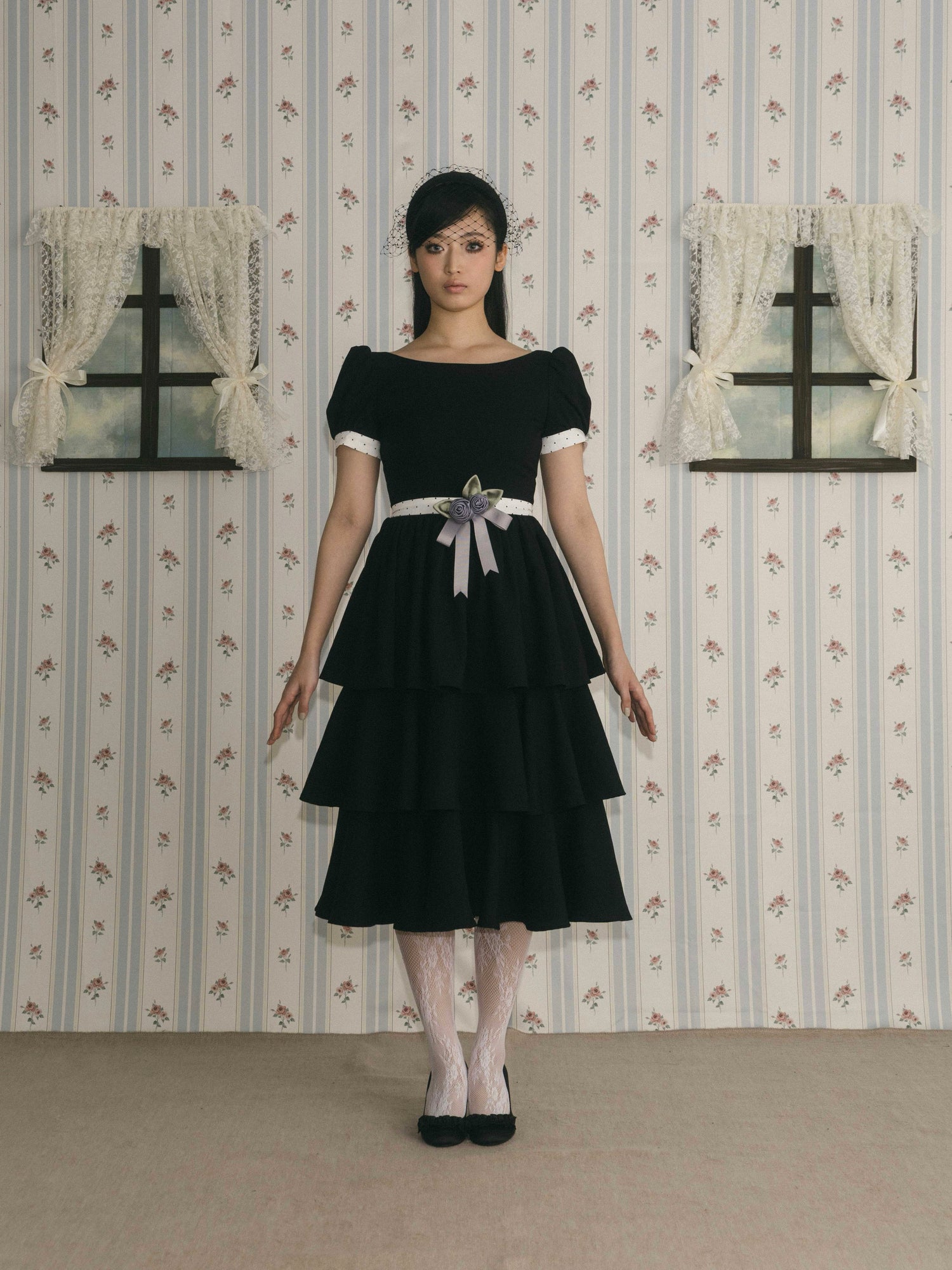 Dolly tiered dress