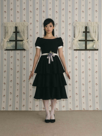Dolly tiered dress