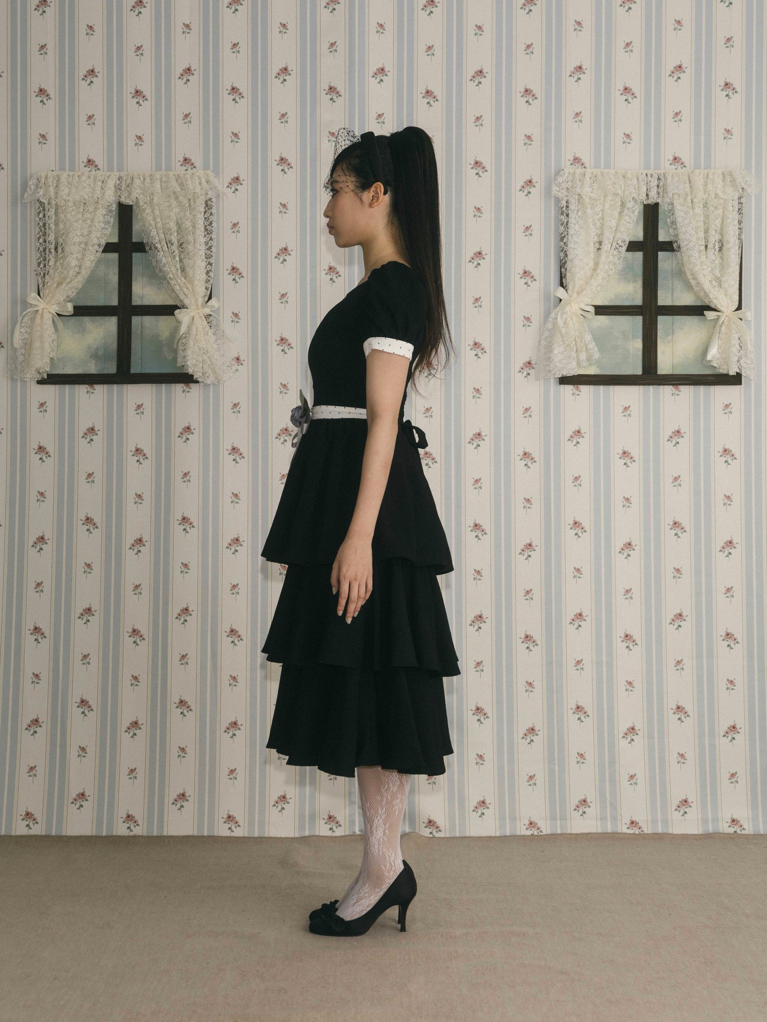Dolly tiered dress