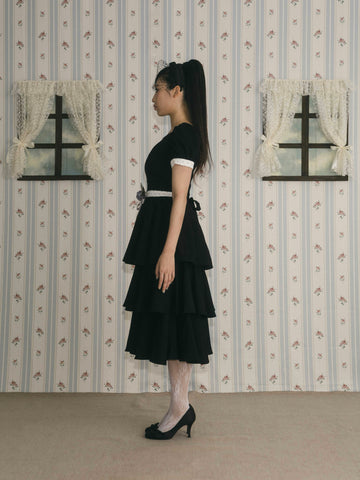 Dolly tiered dress