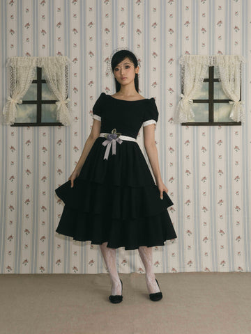 Dolly tiered dress