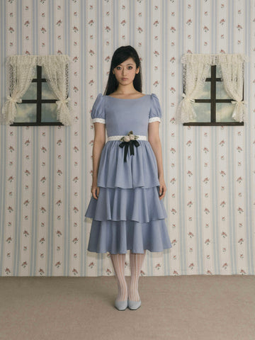 Dolly tiered dress