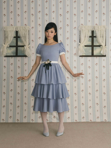 Dolly tiered dress