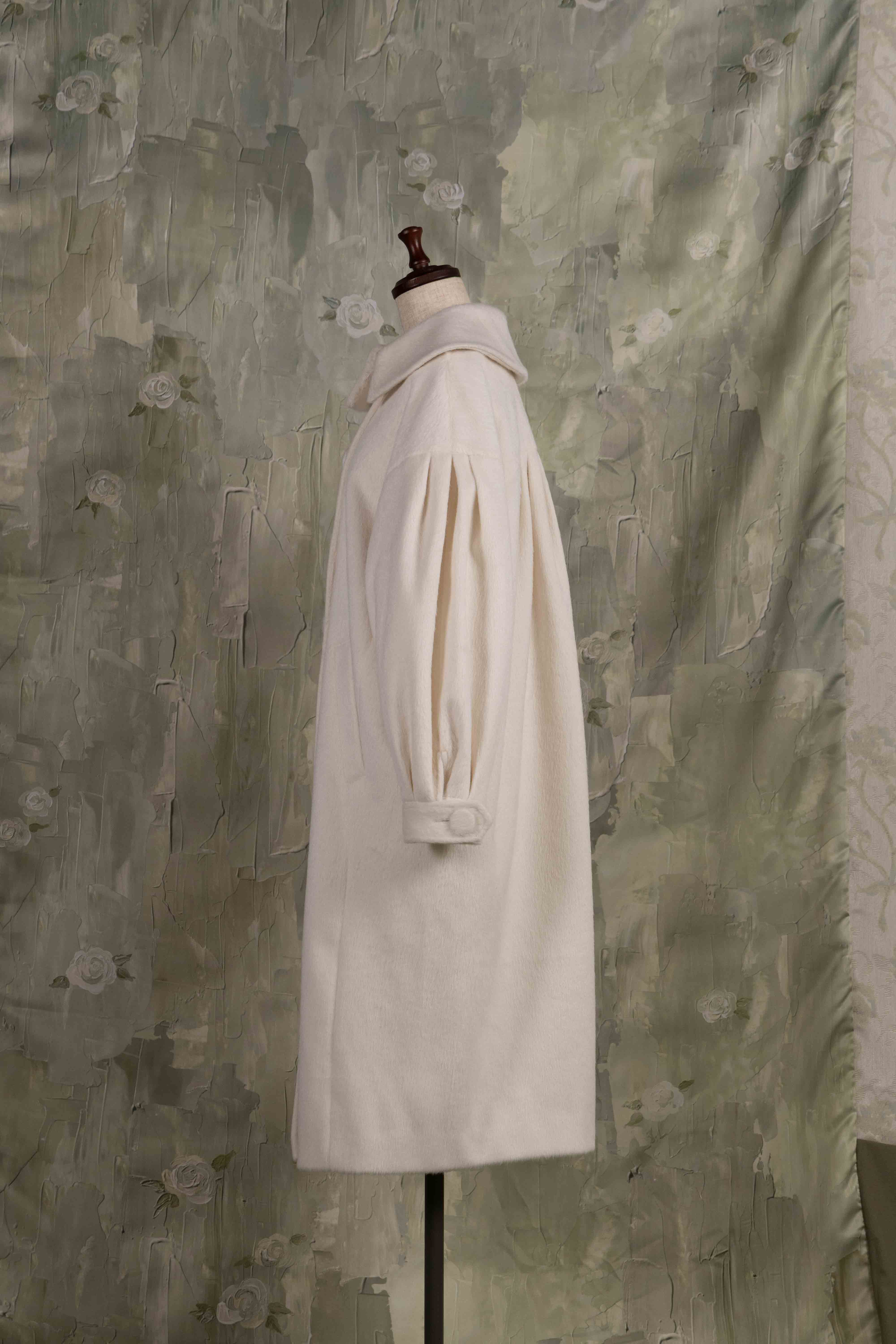 Classical double cocoon coat – Mayo Suzuki