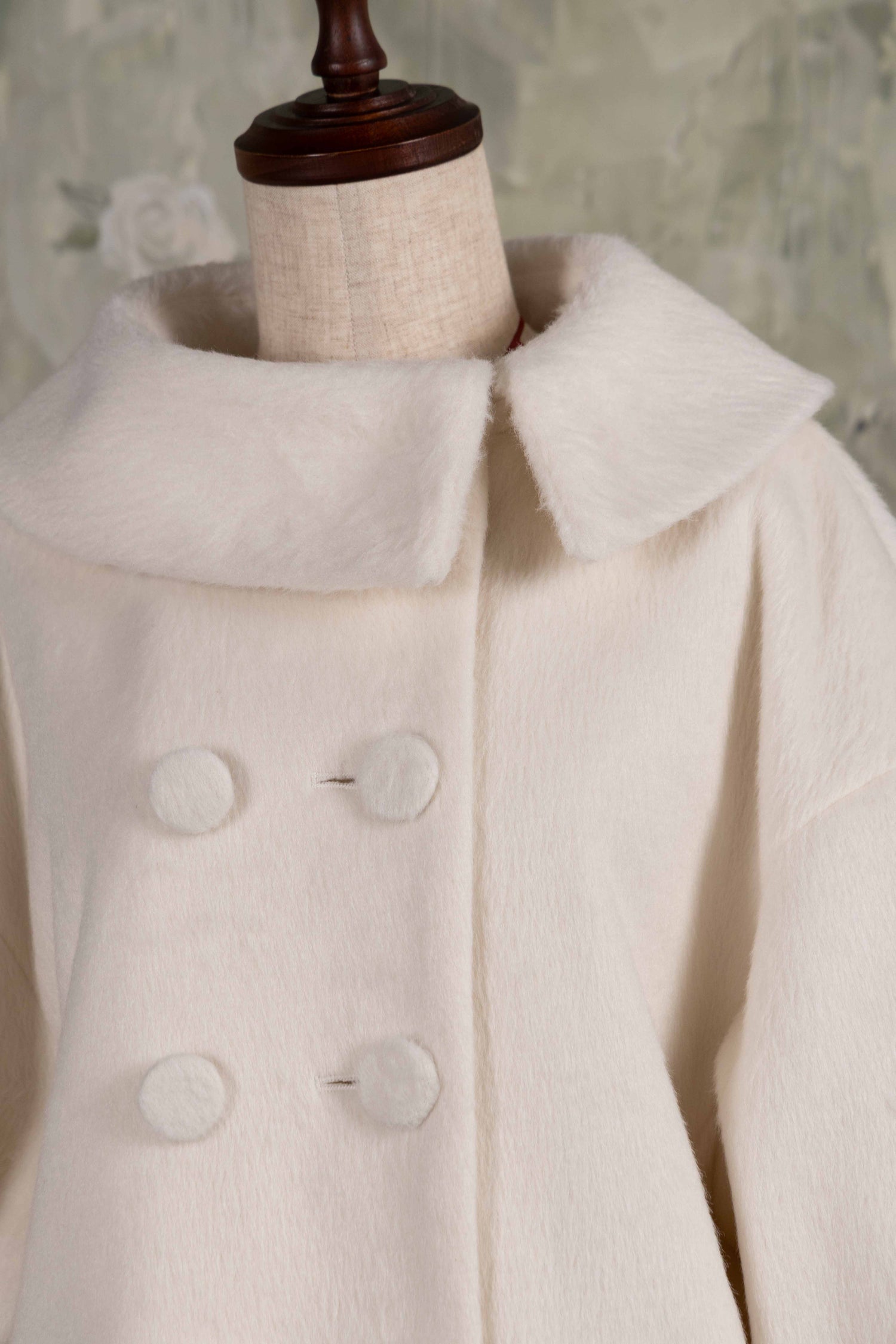 Classical double cocoon coat