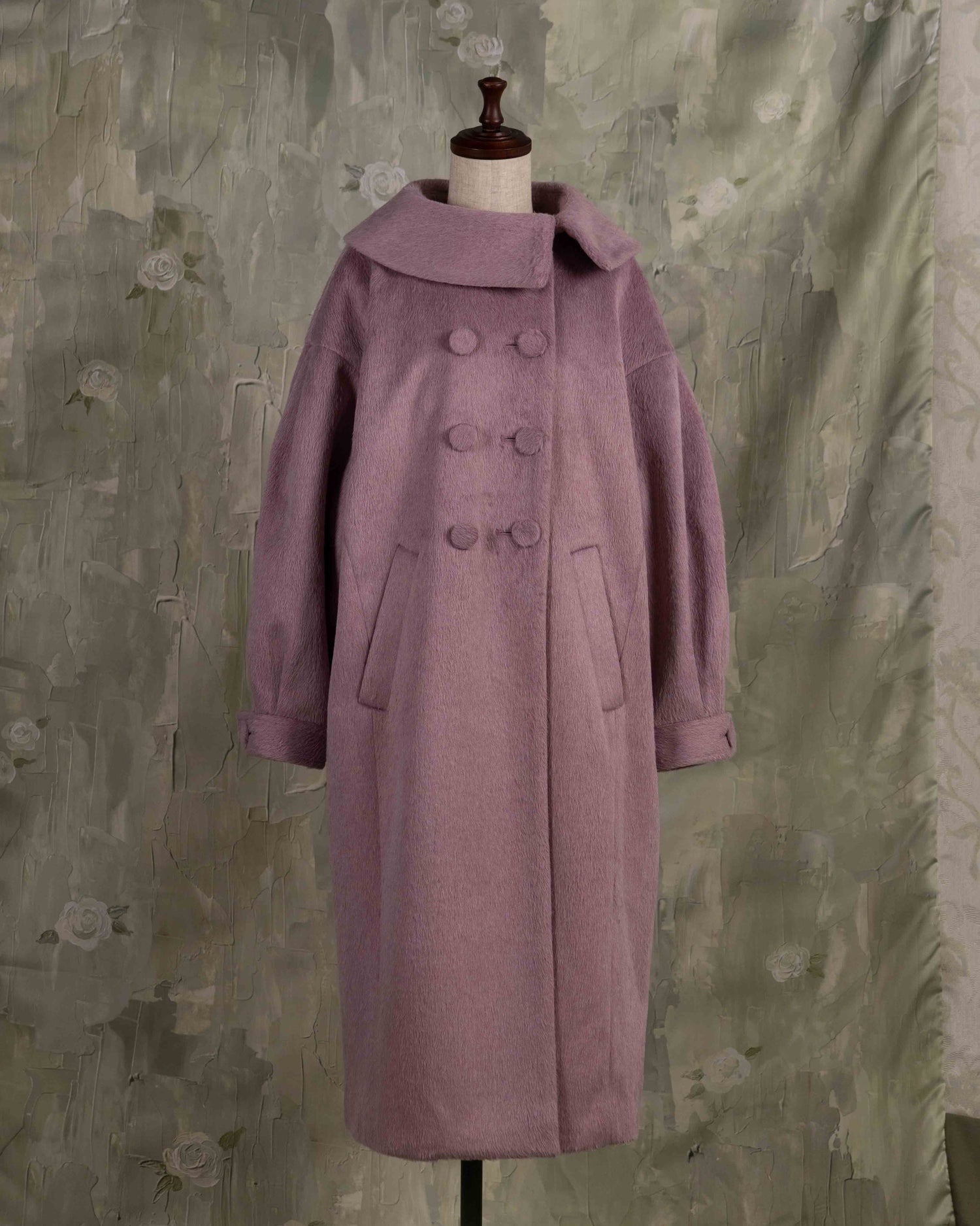 Classical double cocoon coat