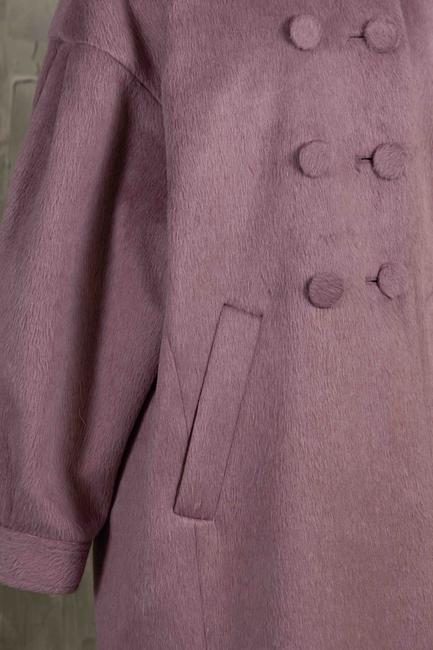 Classical double cocoon coat