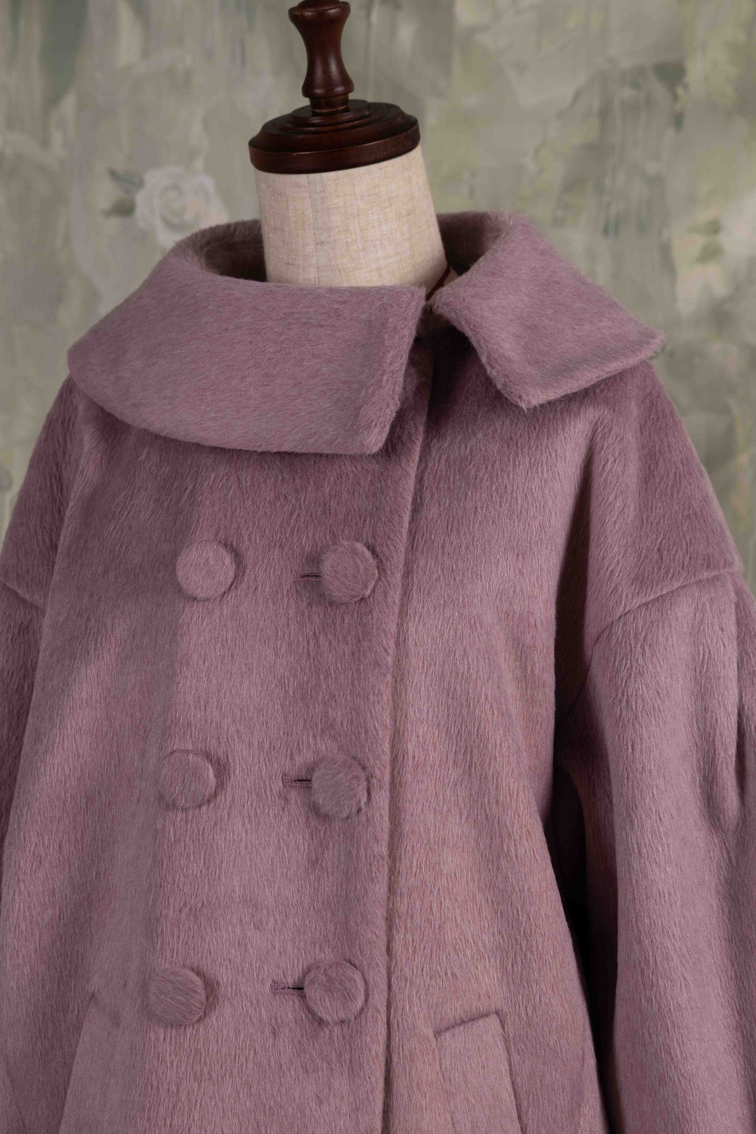 Classical double cocoon coat