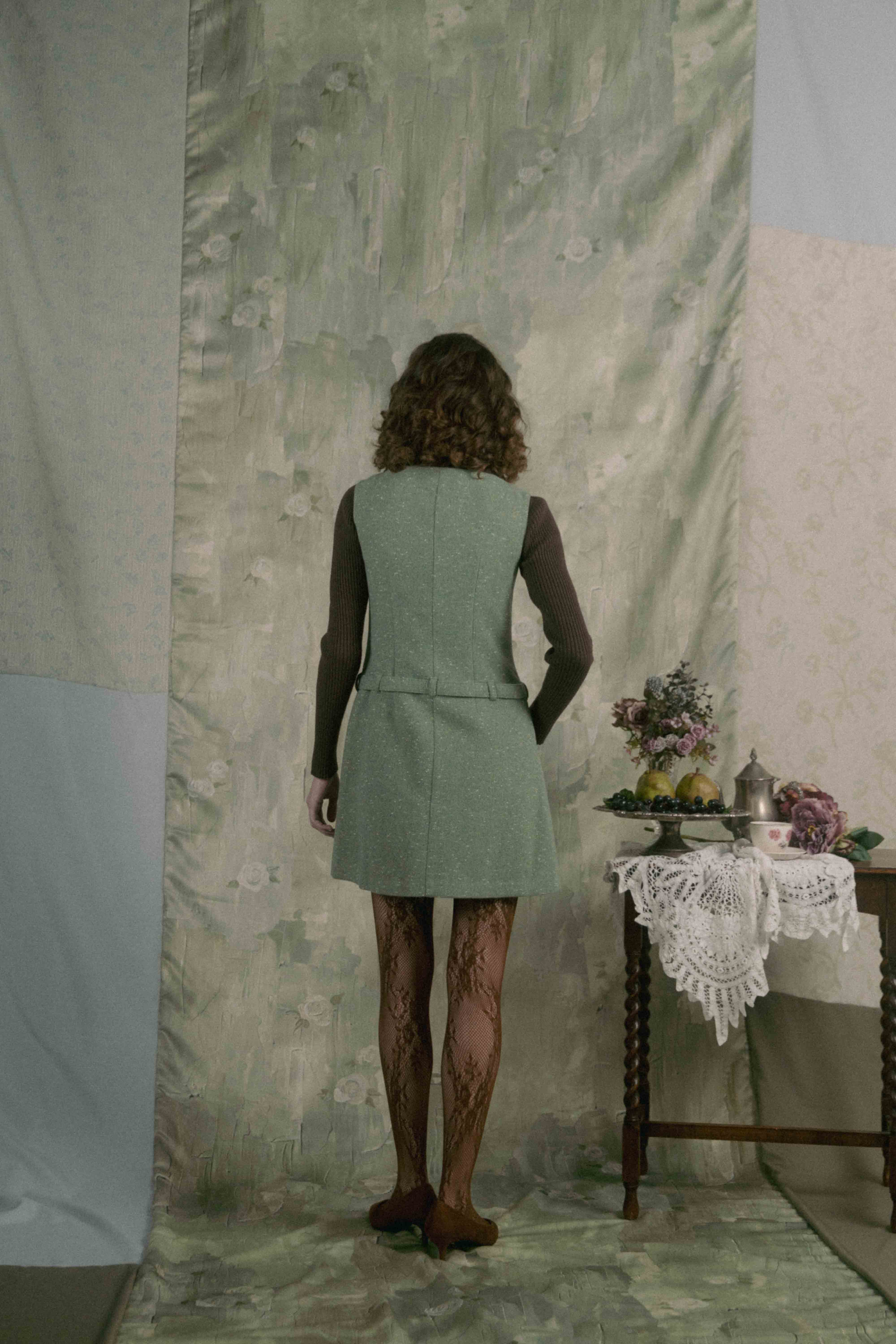 Rose ribbon mini dress – Mayo Suzuki