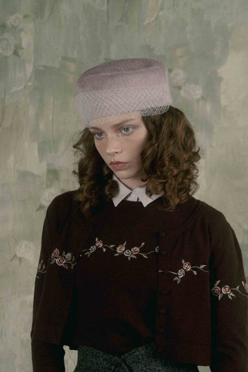 Classical tulle hat