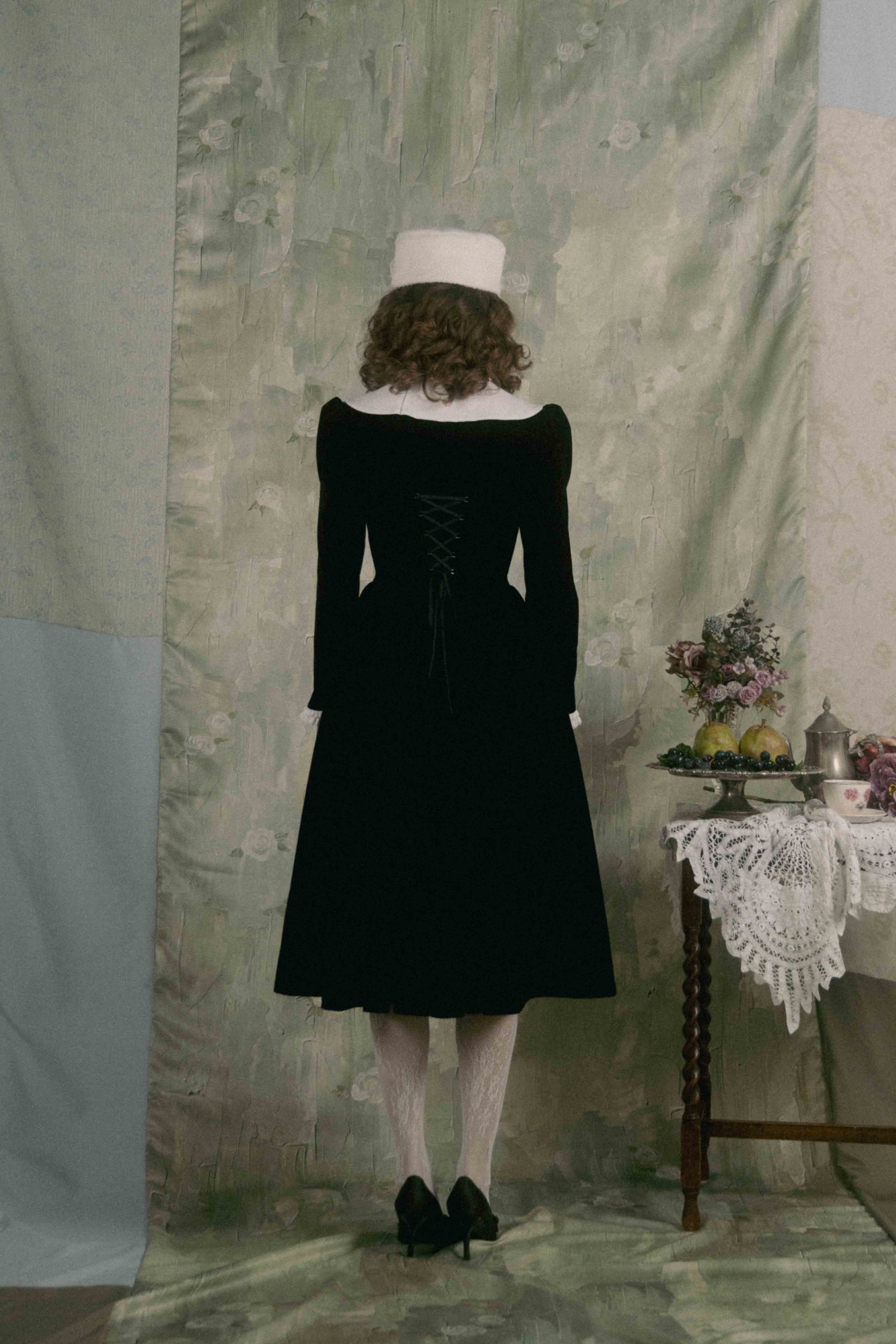 Black museé dress – Mayo Suzuki