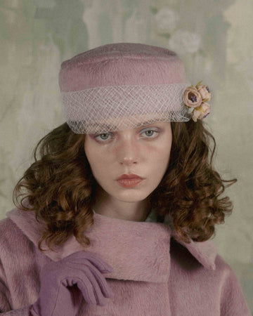Classical tulle hat
