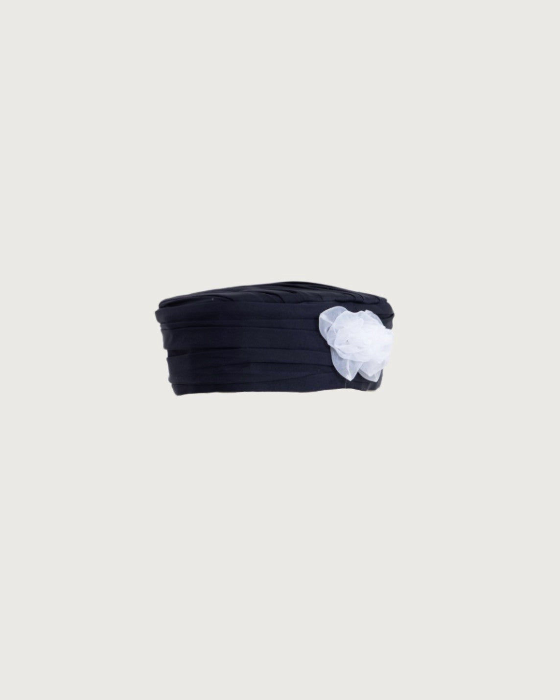 Rose pleated hat