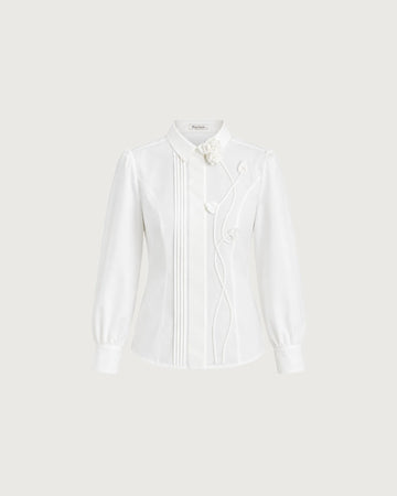 Blooming rose blouse