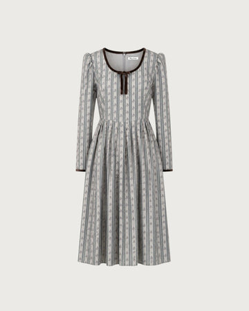 Vintage wallpaper dress