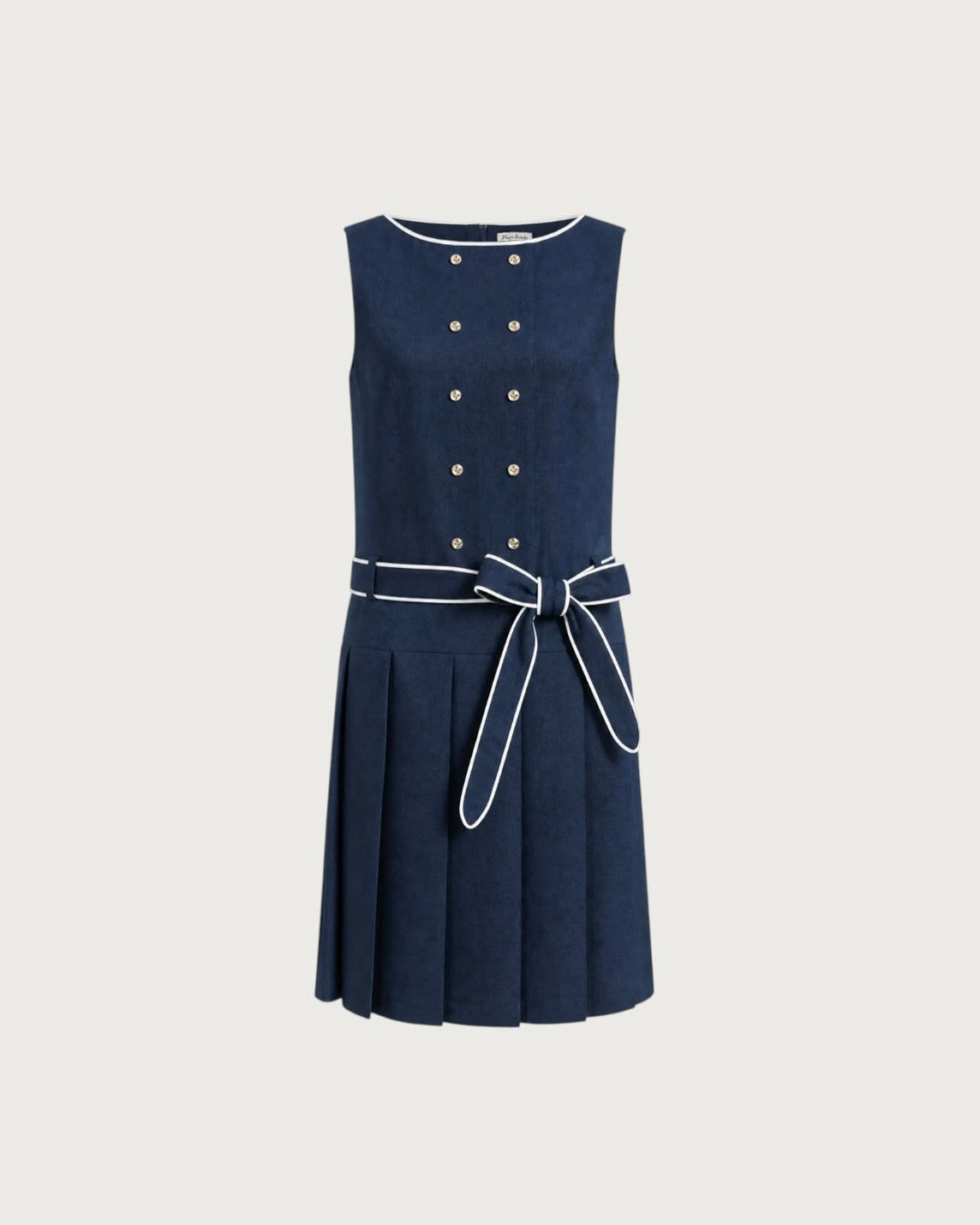 Marine pleats dress
