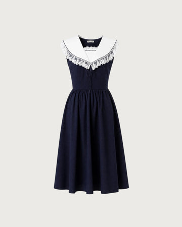 Sailor collar dress