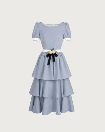 Dolly tiered dress