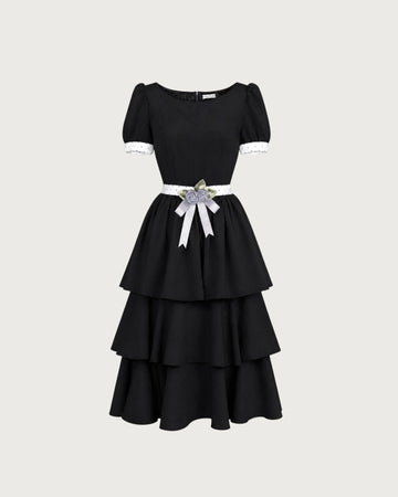 Dolly tiered dress