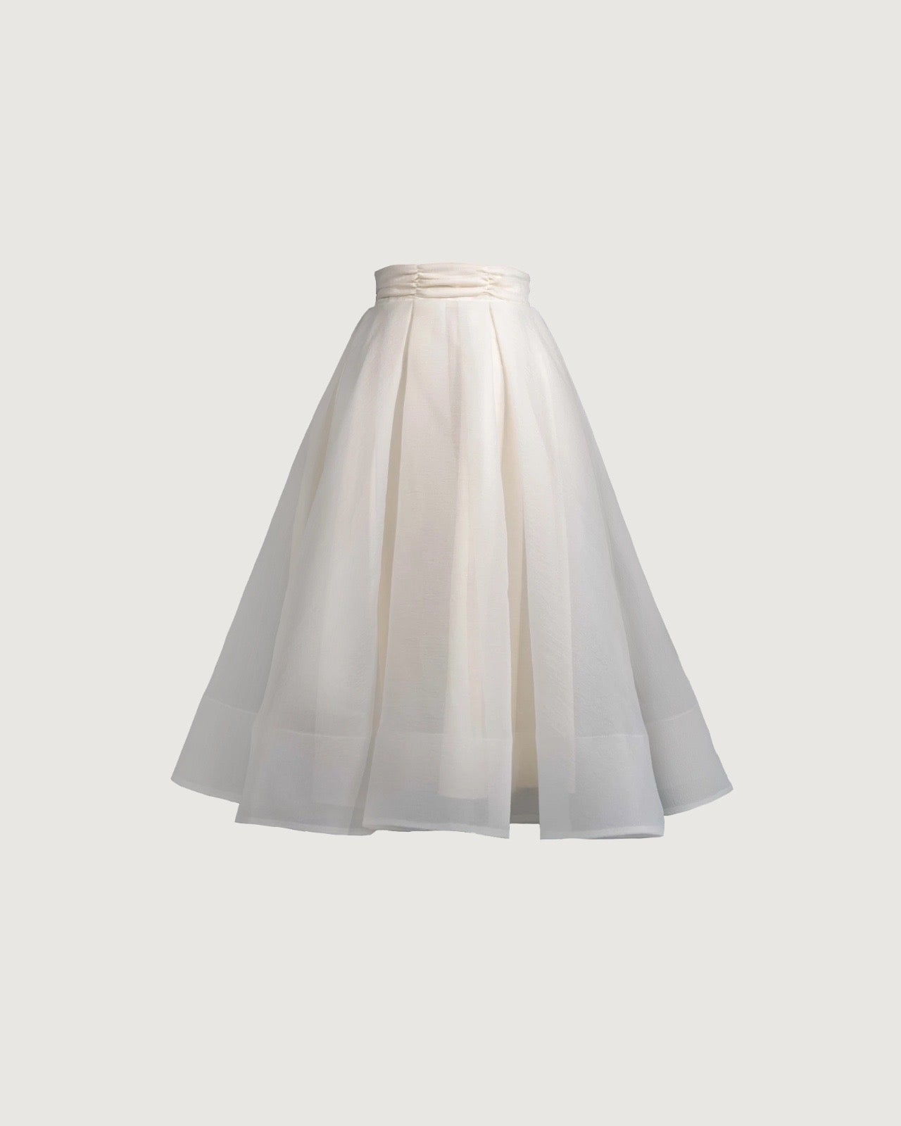 A line sheer skirt