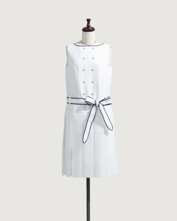 Marine pleats dress