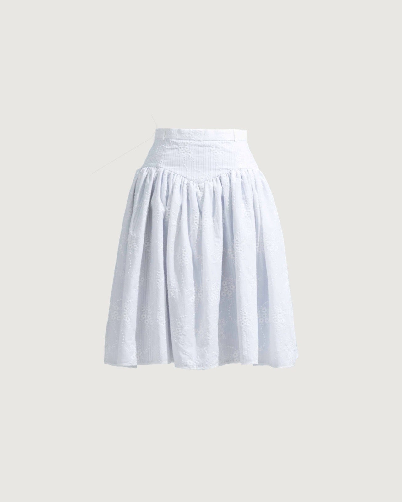 Cotton lace skirt