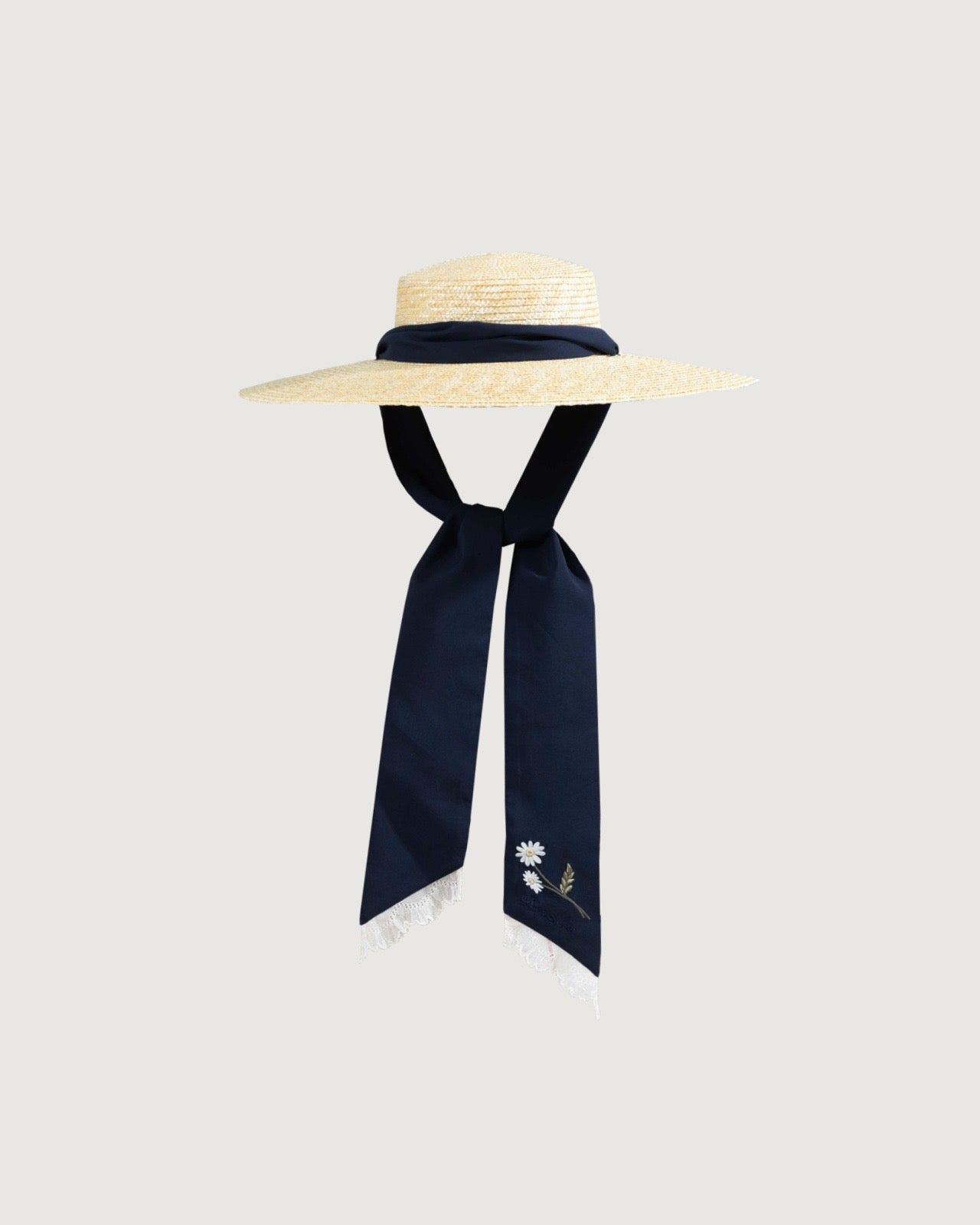 Margaret embroidery ribbon hat