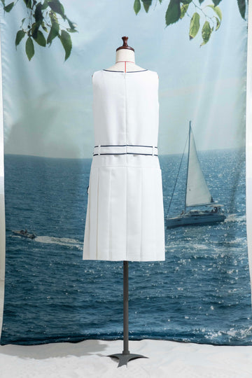 Marine pleats dress
