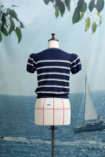 Frill summer knit