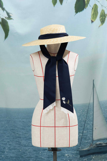 Margaret embroidery ribbon hat