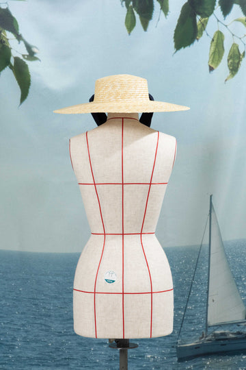 Margaret embroidery ribbon hat