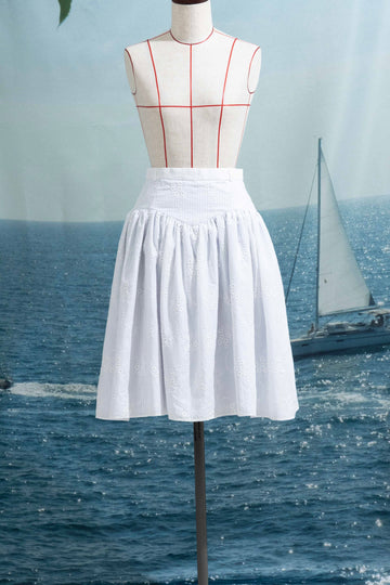 Cotton lace skirt